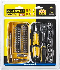 STAYER PRO Compact 39 универсальный набор инструмента 39 предм.