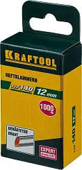 Скобы для степлера плоские тип 140, 1000 шт KRAFTOOL 12мм