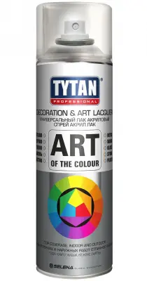 Лак аэрозольный TYTAN Art of the colour 400мл бесцветный матовый