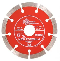 Диск алмазный Trio-Diamond 115х22.23мм New Formula Segment сегментный S201