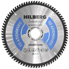 Диск пильный Hilberg INDUSTRIAL алюминий 200х30х2,4мм 80T HA210