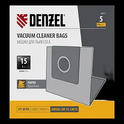 Комплект мешков одноразовых для пылесоса Denzel SVC15, LVC15 5 шт.