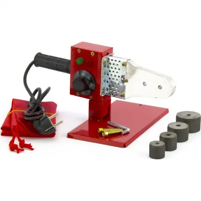 Аппарат для сварки пласт. труб KW 600, 600 Вт, 300 °C, насадки 20-25-32-40 мм, блистер// Kronwerk